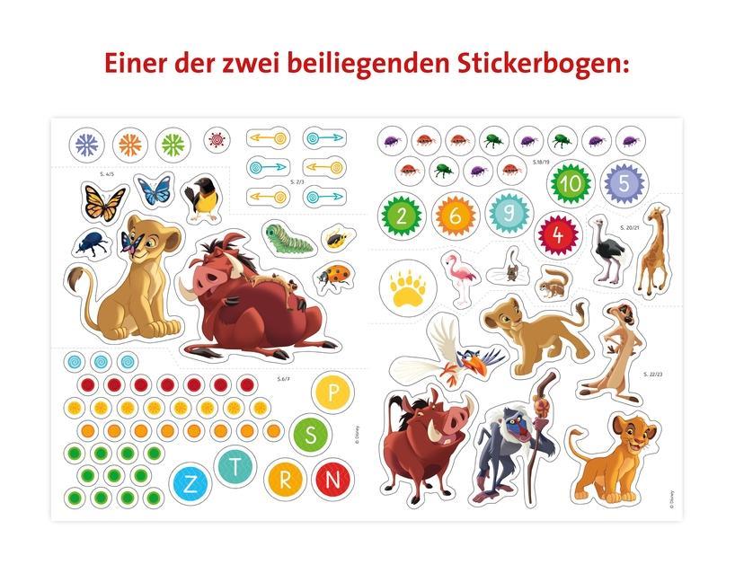 Mein Stickerspaß Disney Der König der Löwen: Vorschulrätsel