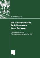 Die westeuropäische Sozialdemokratie in der Regierung