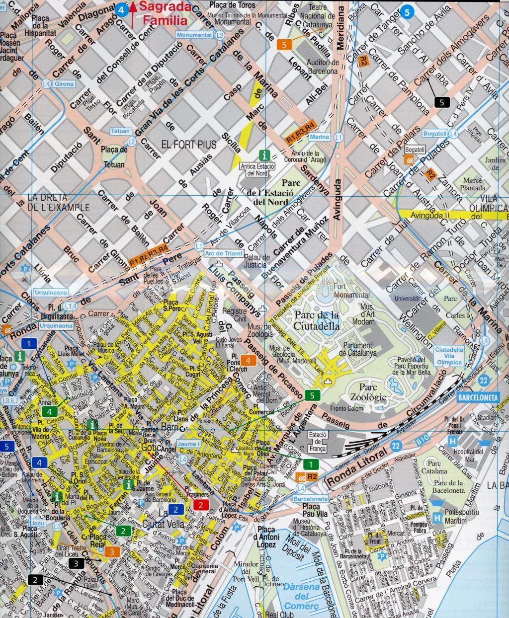 Barcelona, Stadtplan 1:10 000, City Pocket + The Big Five