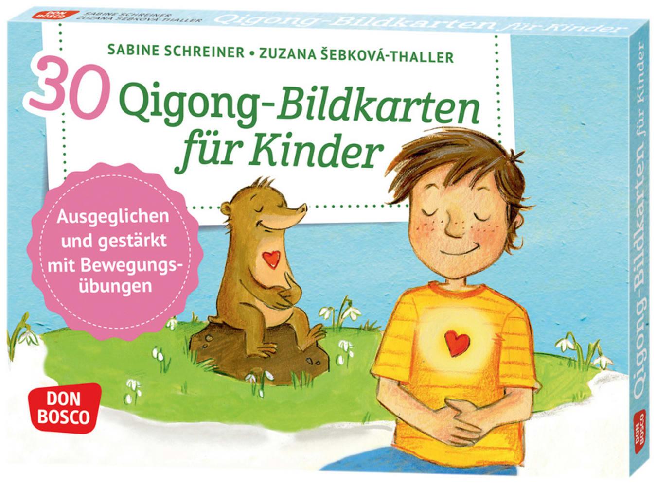 30 Qigong-Bildkarten für Kinder