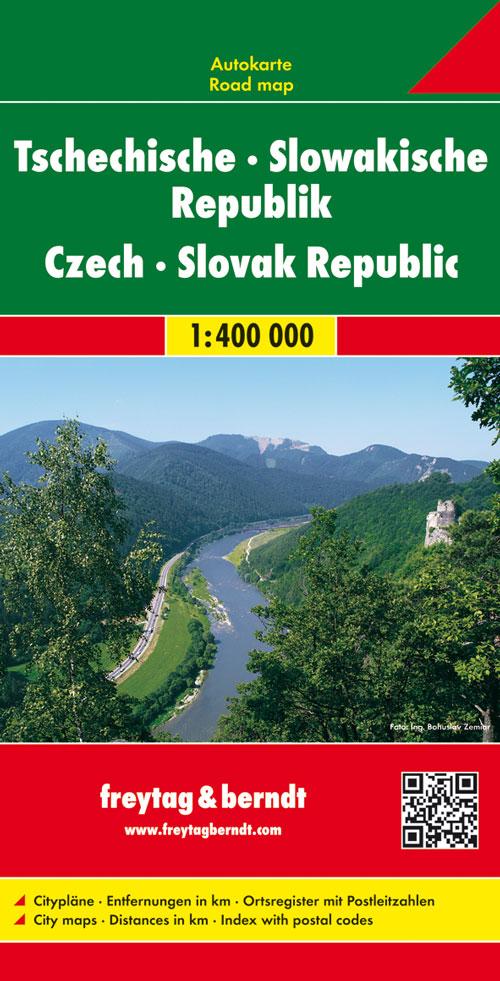 Tschechische Republik / Slowakische Republik  1 : 400 000. Autokarte