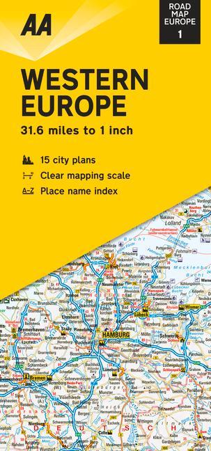 Road Map Western Europe