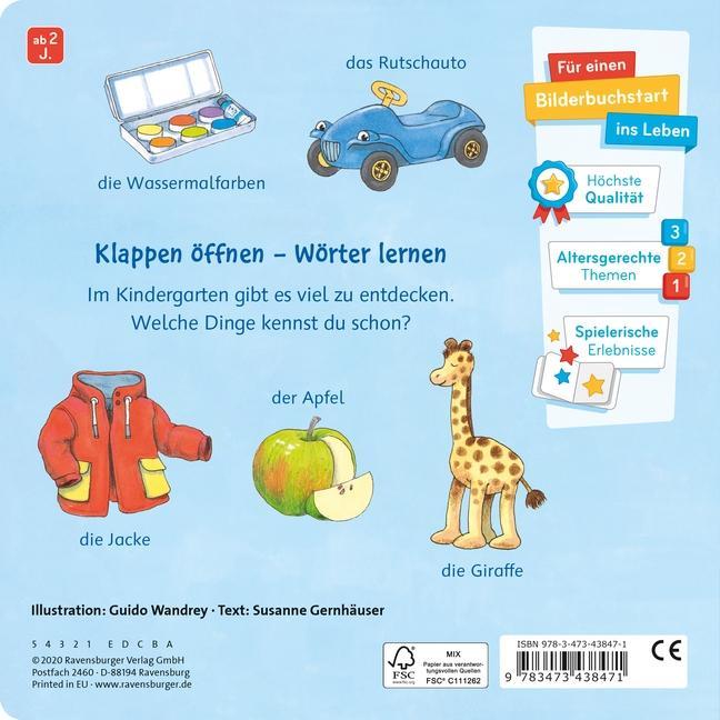 Mein Klappen-Wörterbuch: Kindergarten