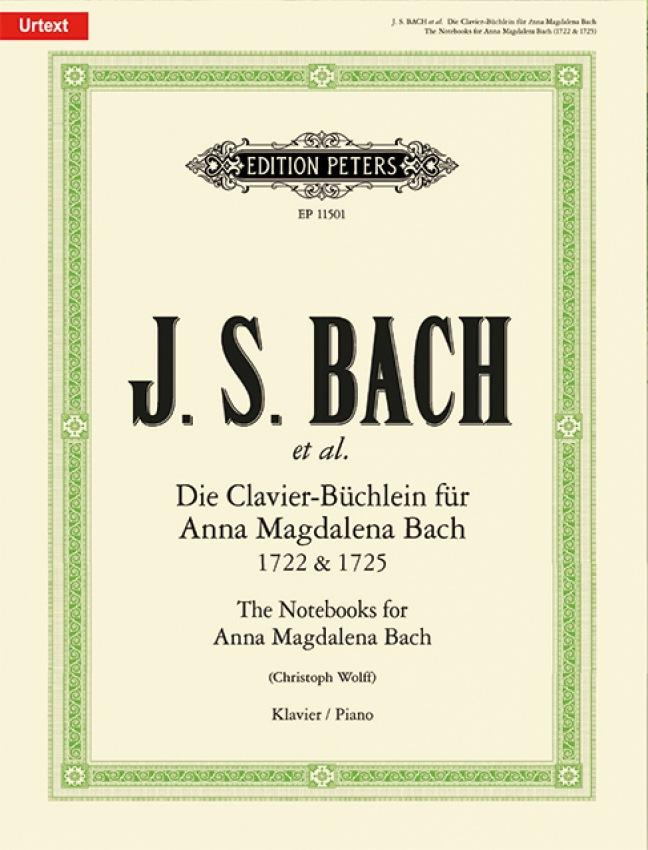 Die Clavier-Büchlein für Anna Magdalena Bach 1722 & 1725 -Urtext- (Auswahlausgabe · Selected Pieces)