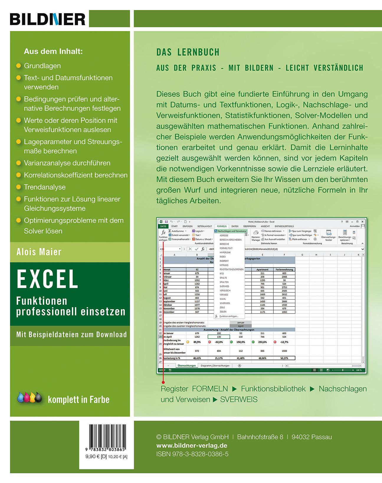 Sonderausgabe: Excel Formeln und Funktionen professionell einsetzen