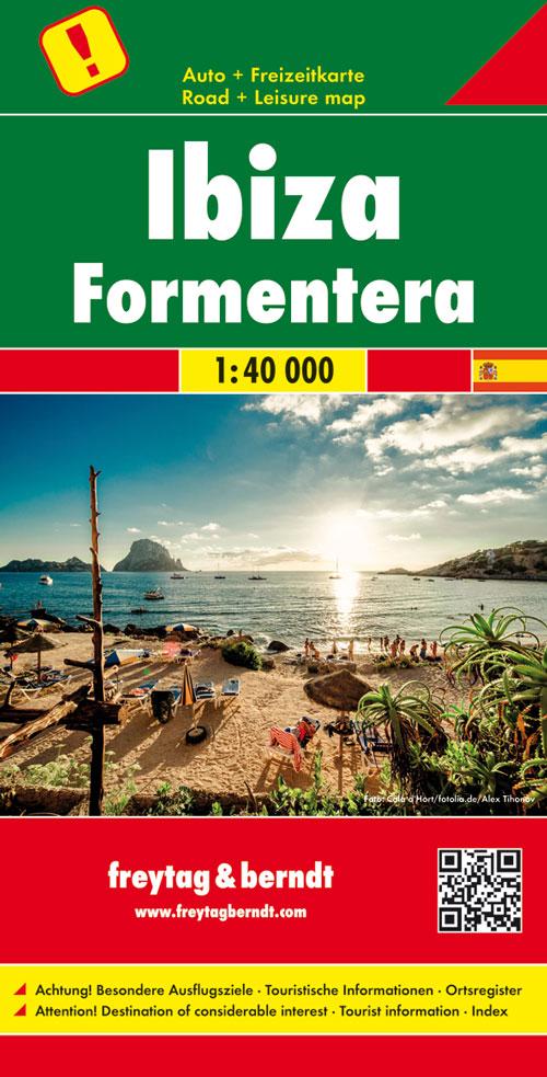 Ibiza . Formentera, Autokarte 1:40.000