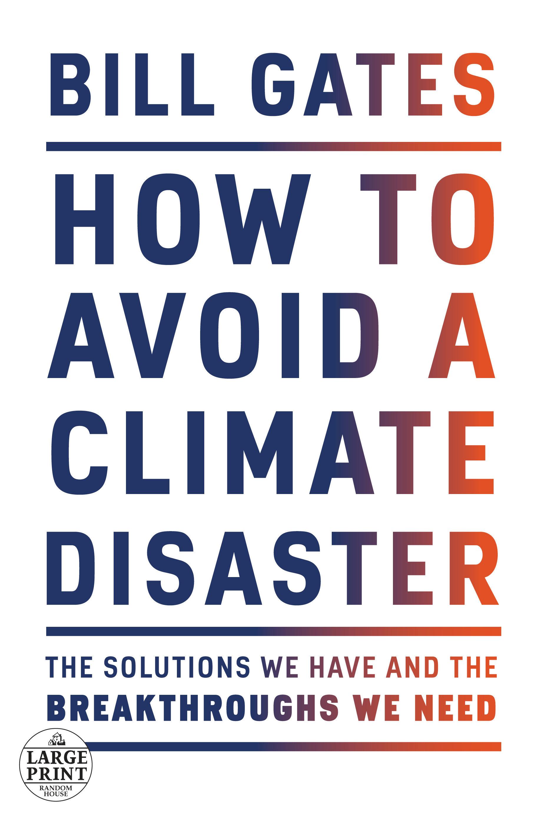 How to Avoid a Climate Disaster