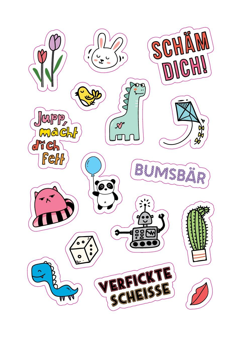 Fuck - Das ultimative Stickerbuch