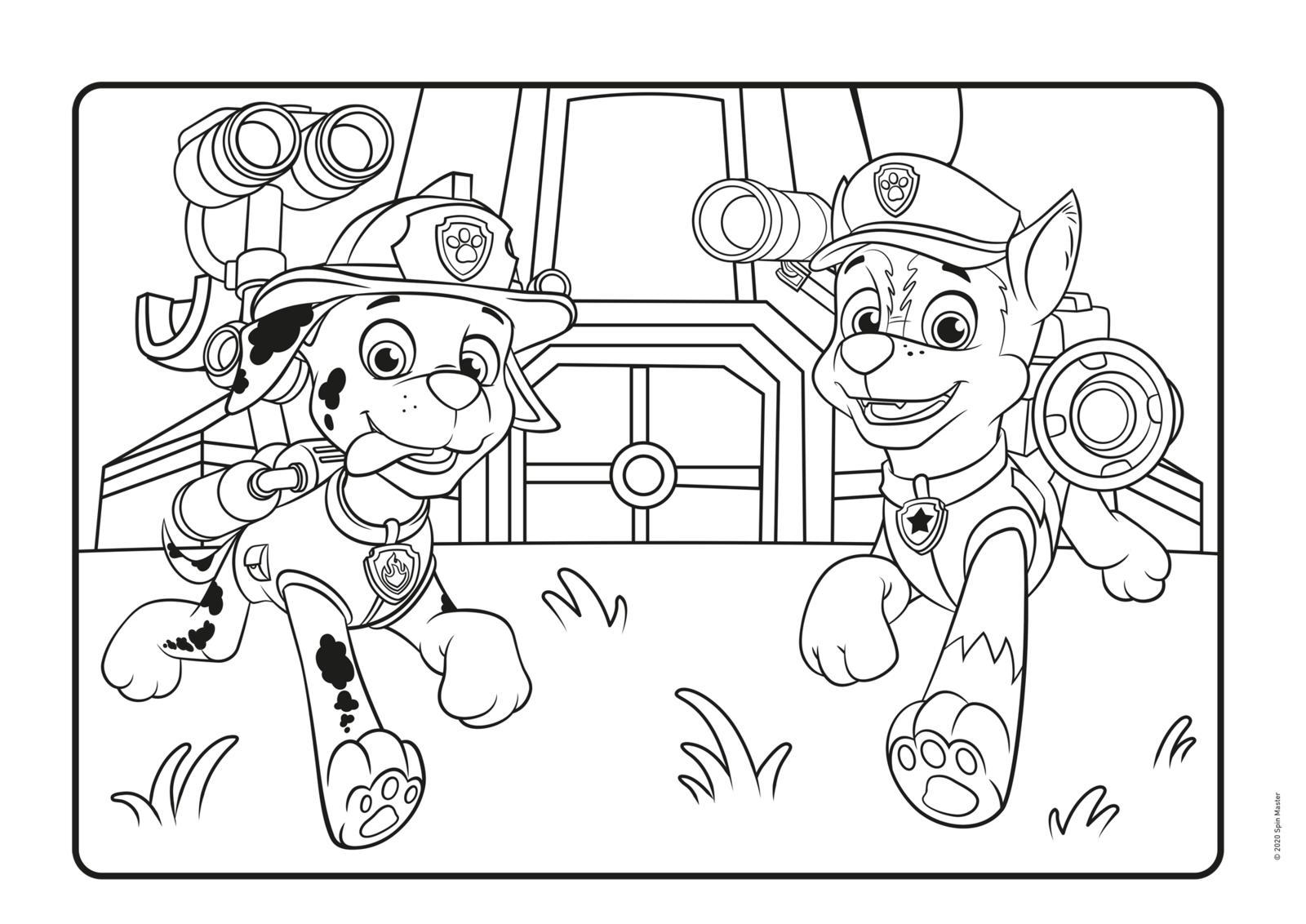 PAW Patrol: Coole Ausmalposter