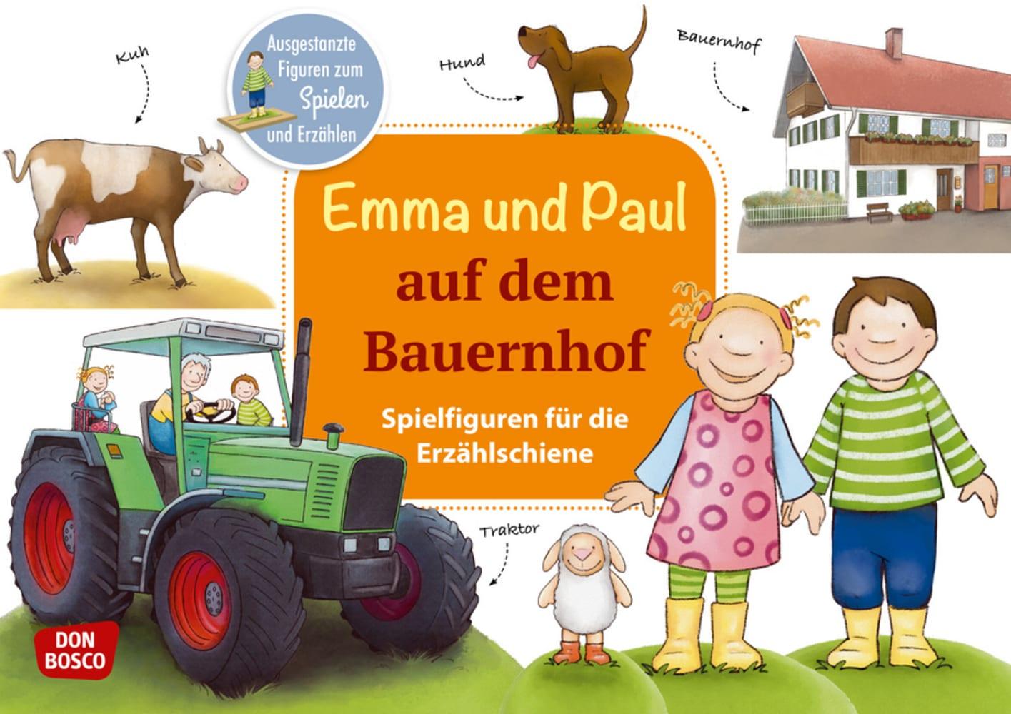 Emma und Paul auf dem Bauernhof.