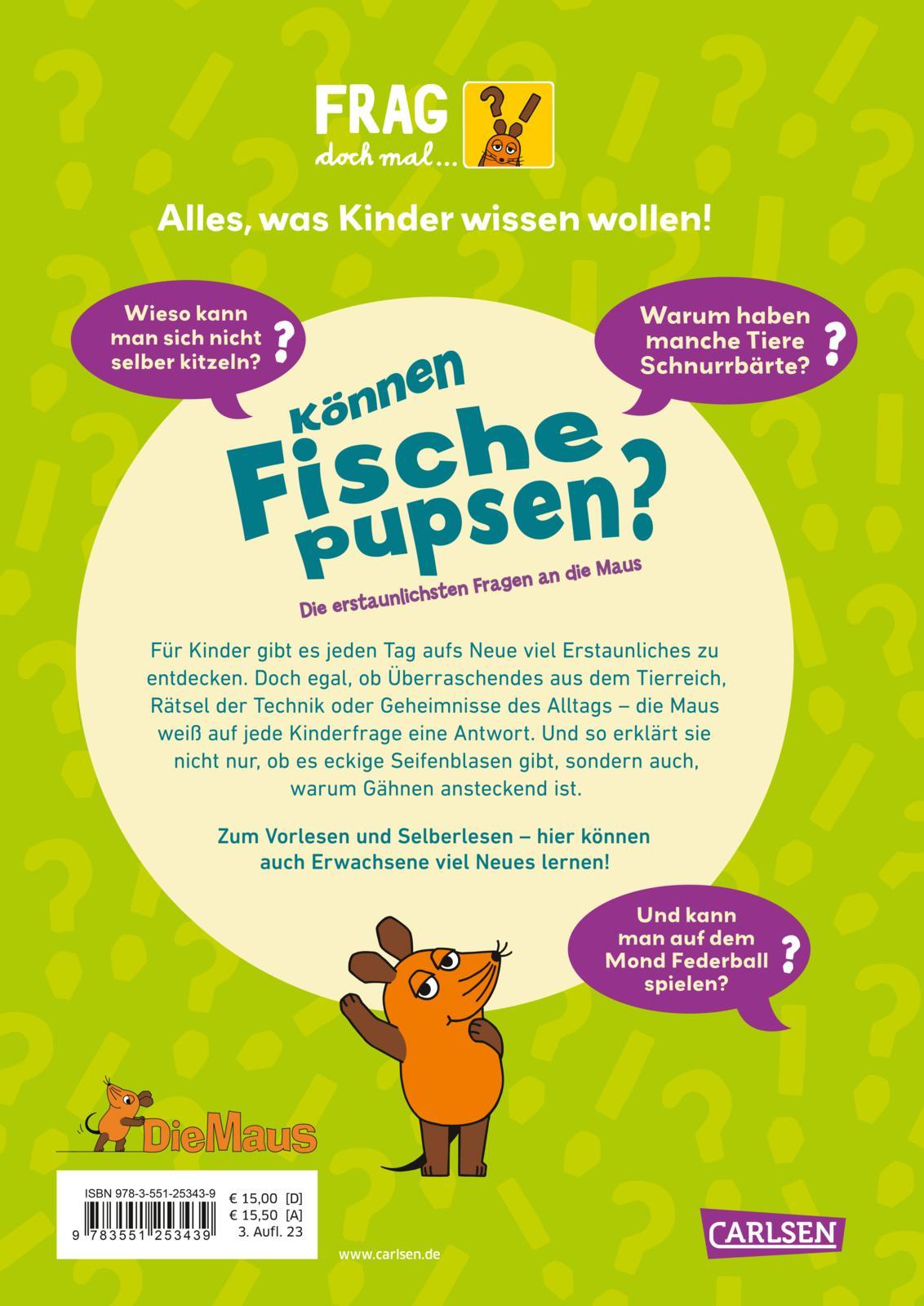 Frag doch mal ... die Maus: Können Fische pupsen?