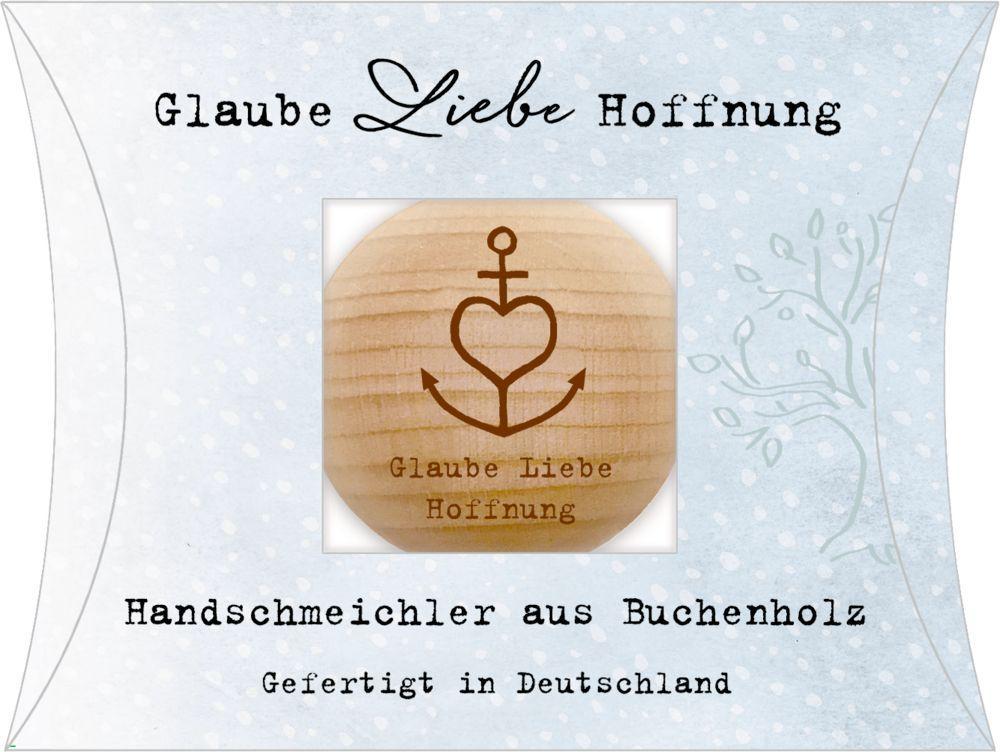 Holz-Handschmeichler - Glaube, Liebe, Hoffnung