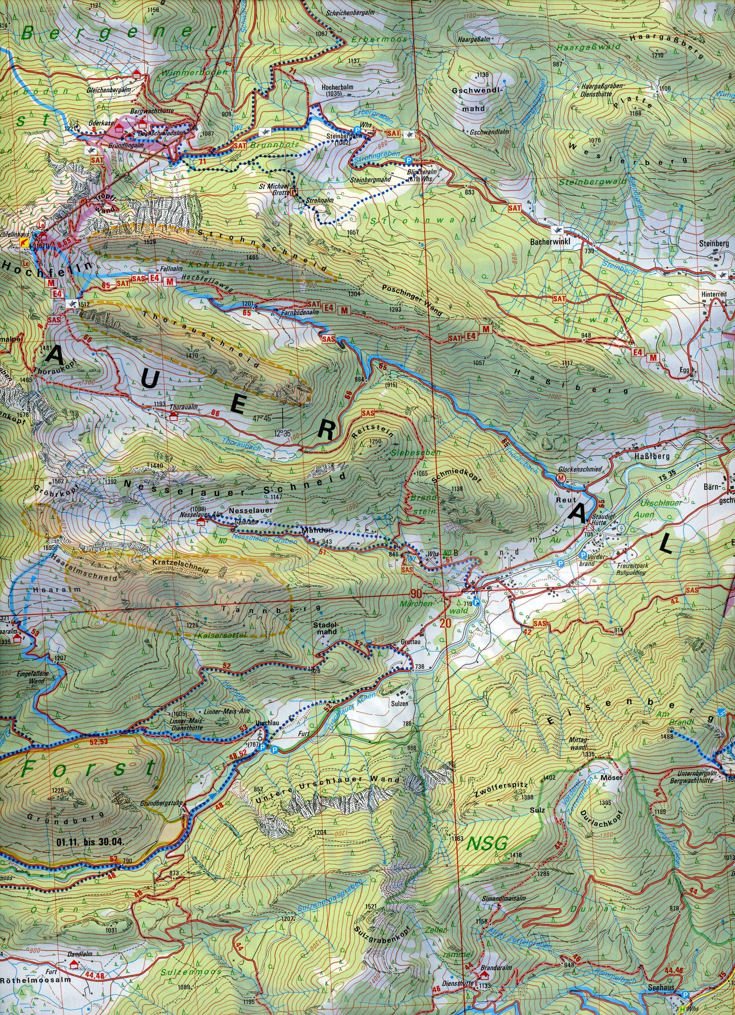 Chiemgauer Alpen, Mitte - Hochgern, Hochfelln