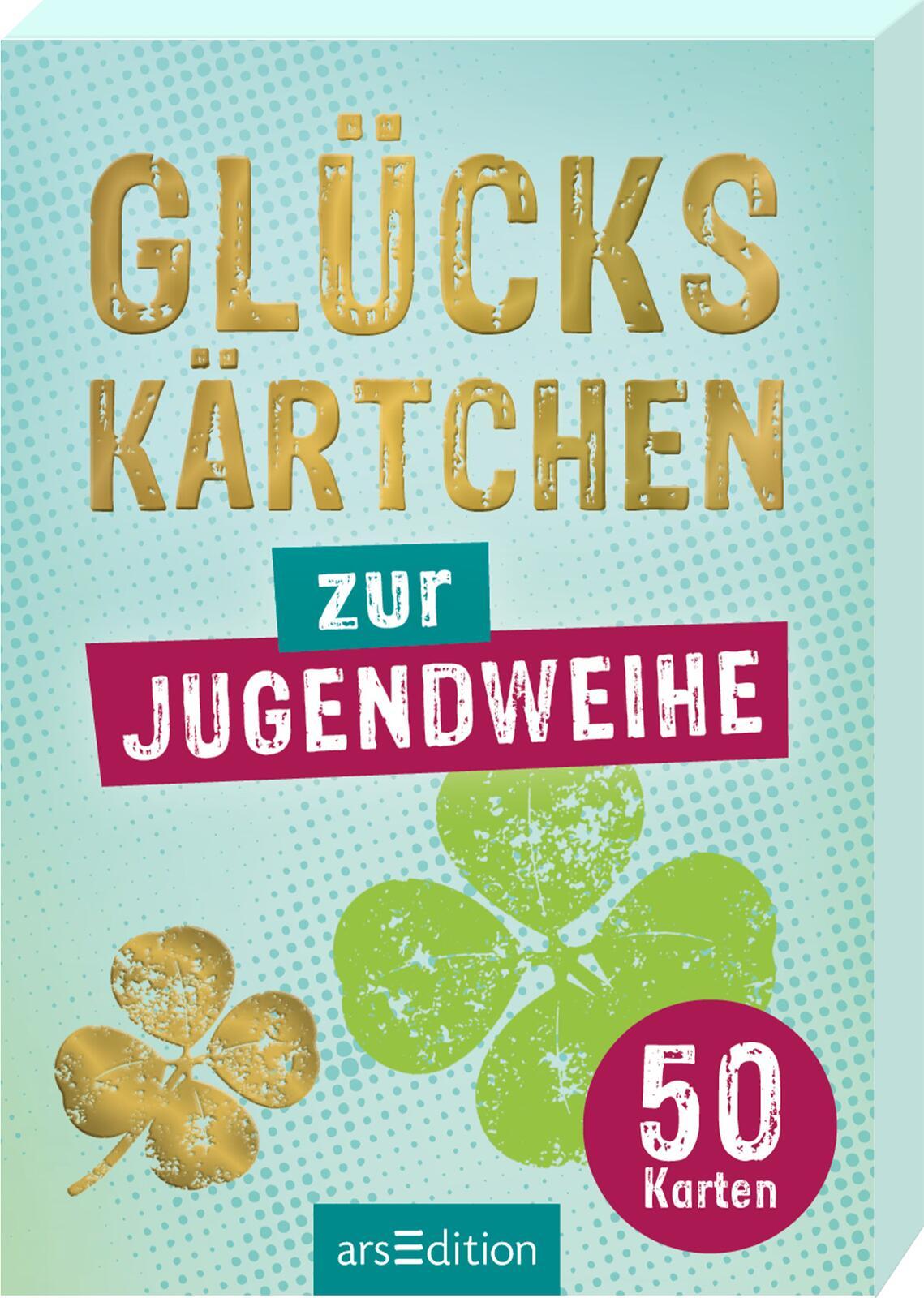 Glückskärtchen zur Jugendweihe