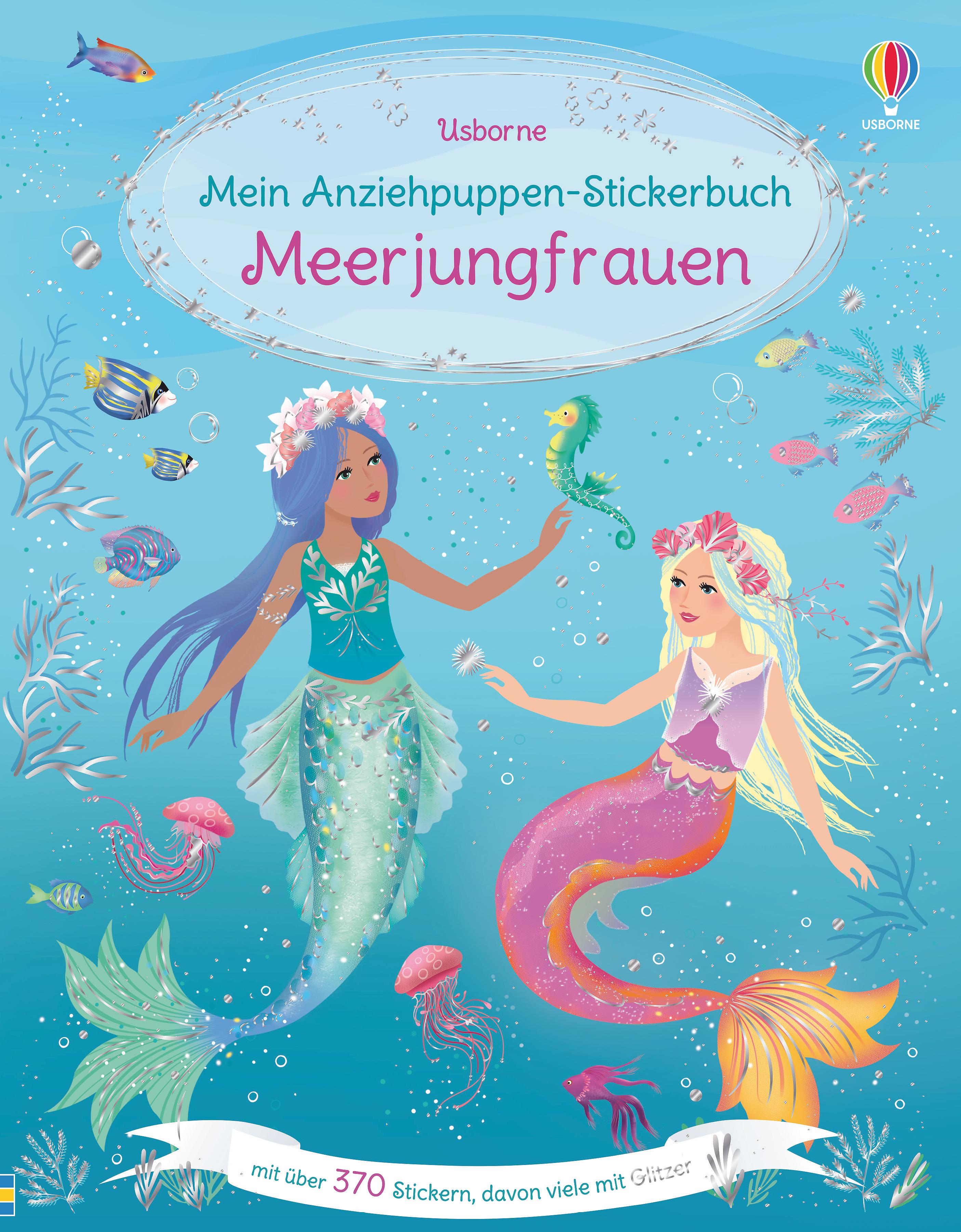 Mein Anziehpuppen-Stickerbuch: Meerjungfrauen