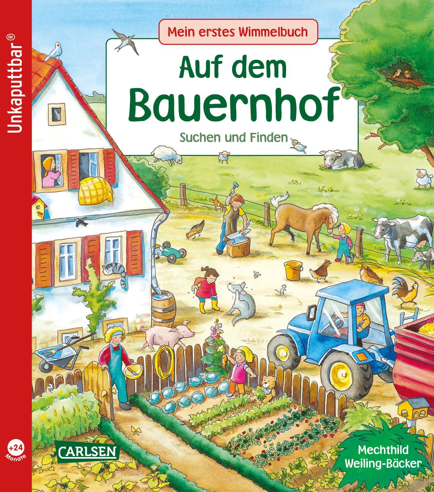 Unkaputtbar: Mein erstes Wimmelbuch: Auf dem Bauernhof