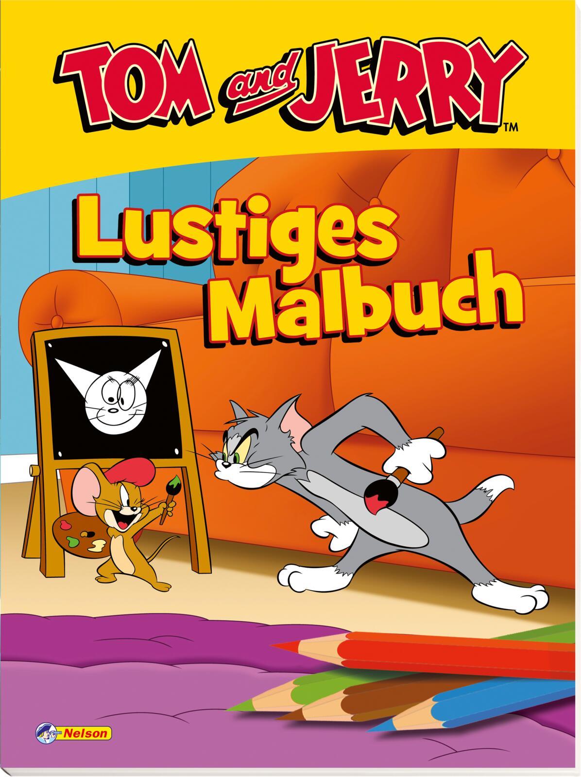 Tom und Jerry: Lustiges Malbuch