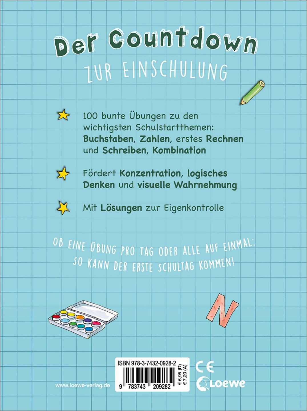 100 Übungen bis zum Schulanfang