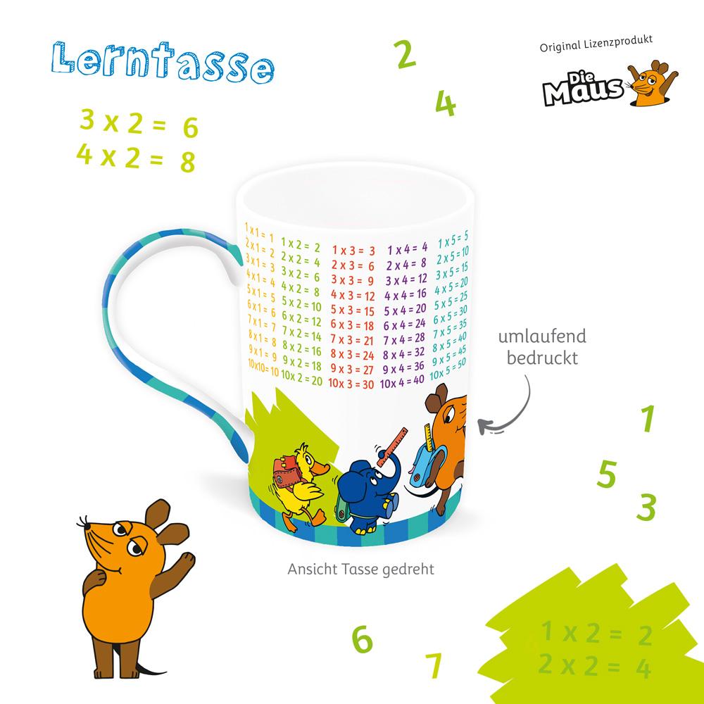 Trötsch Die Maus Lieblingstasse Lerntasse 1X1 Die Maus