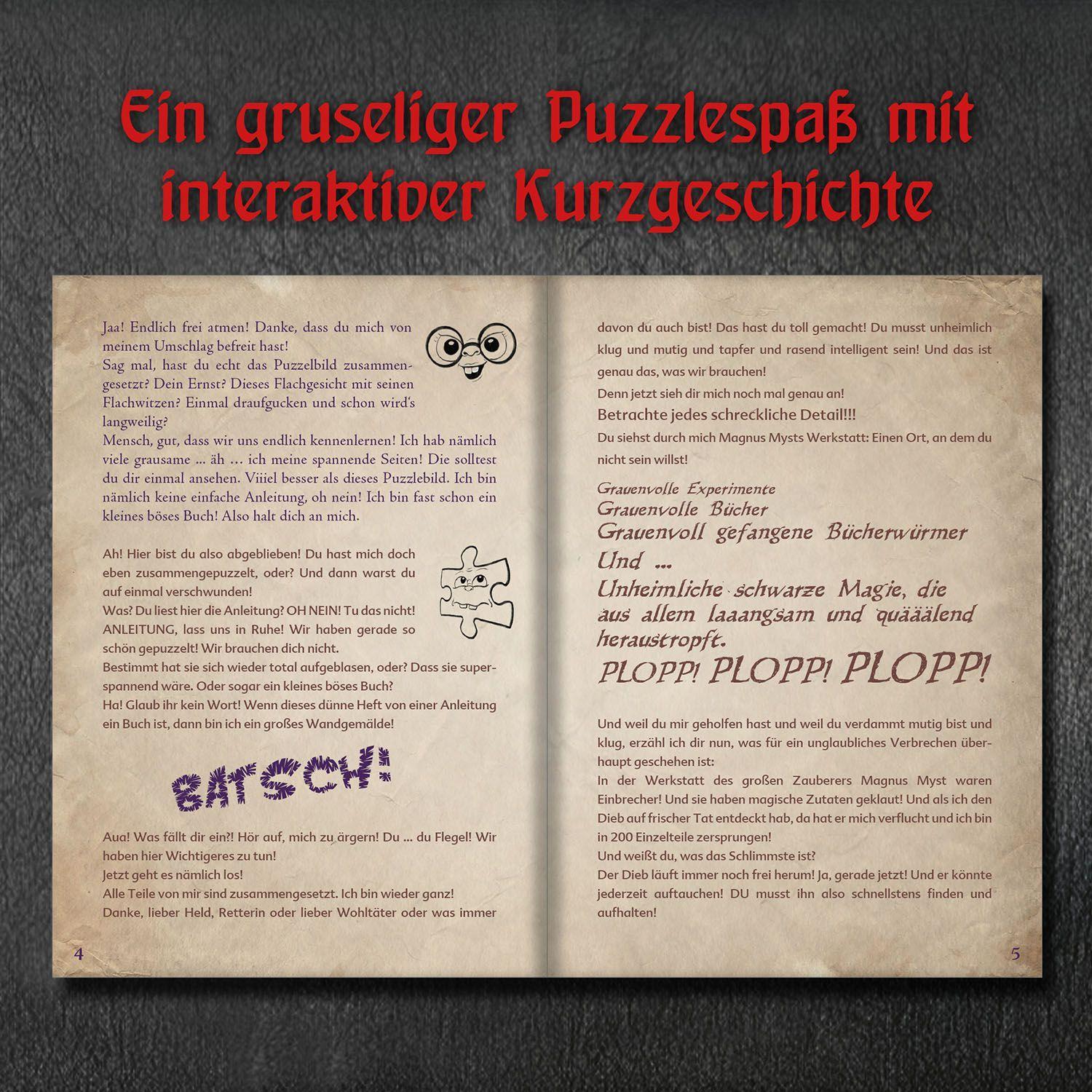 Story Puzzle 200 Teile / Das kleine Böse Puzzle