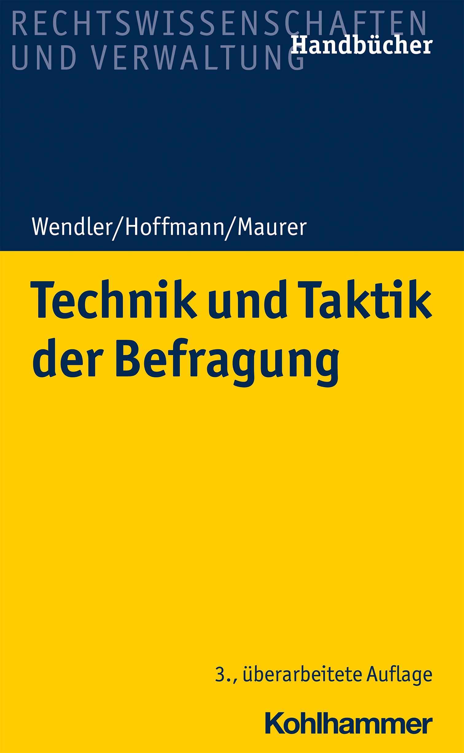 Technik und Taktik der Befragung