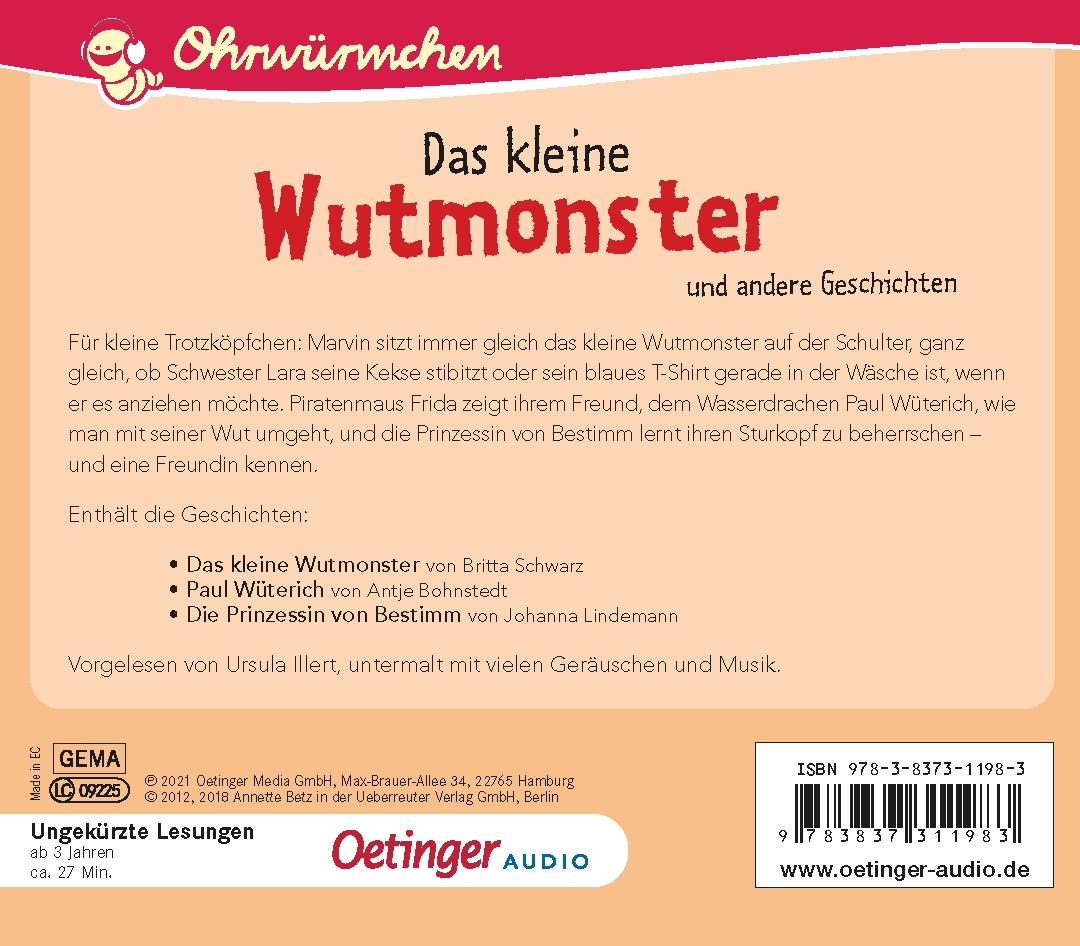 Das kleine Wutmonster und andere Geschichten