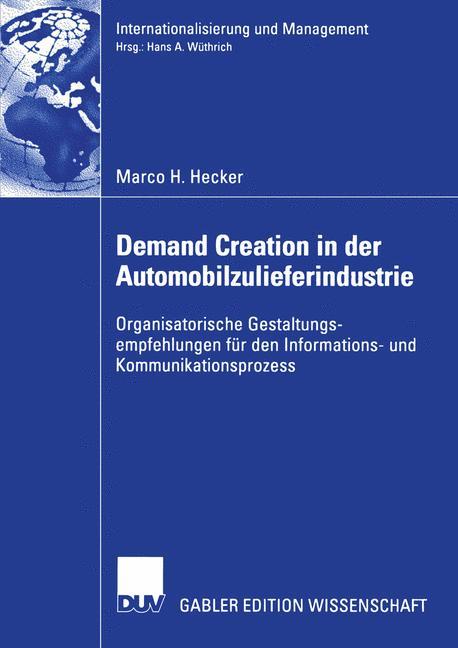 Demand Creation in der Automobilzulieferindustrie