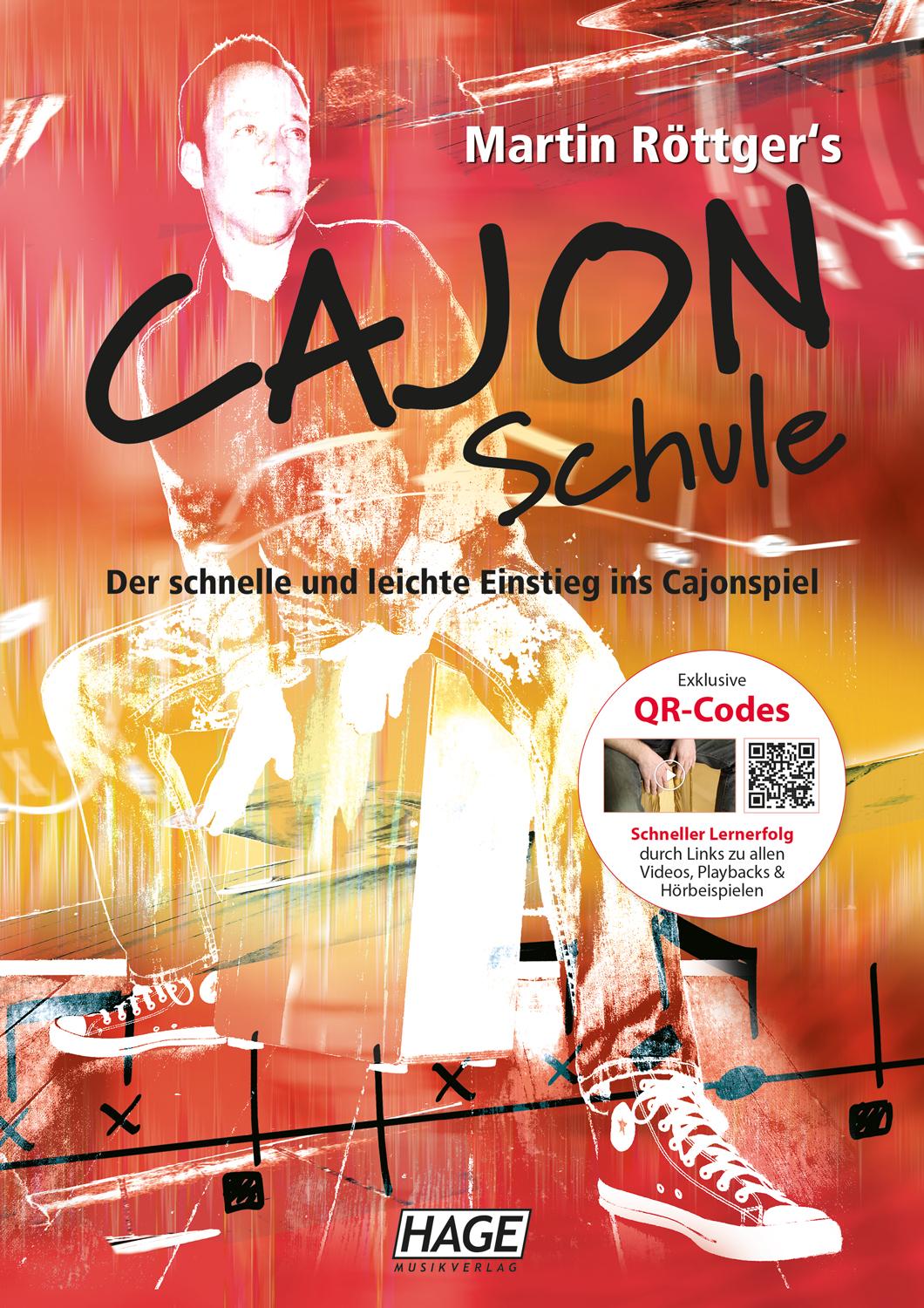 Martin Röttger's Cajon Schule, exklusive QR-Codes