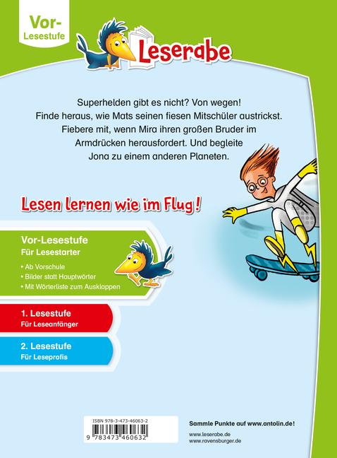 Superheldengeschichten - Leserabe ab Vorschule - Erstlesebuch für Kinder ab 5 Jahren