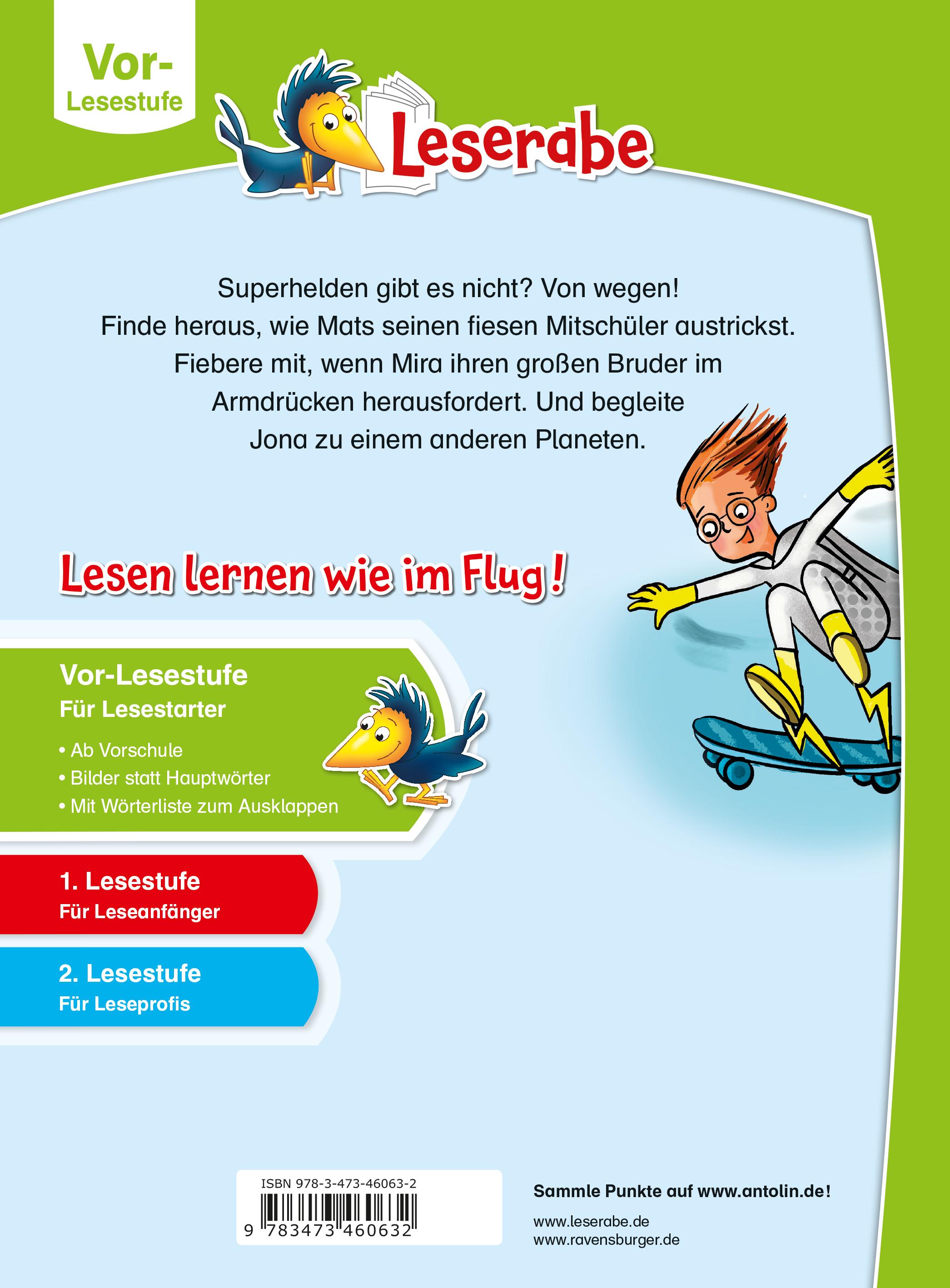 Superheldengeschichten - Leserabe ab Vorschule - Erstlesebuch für Kinder ab 5 Jahren