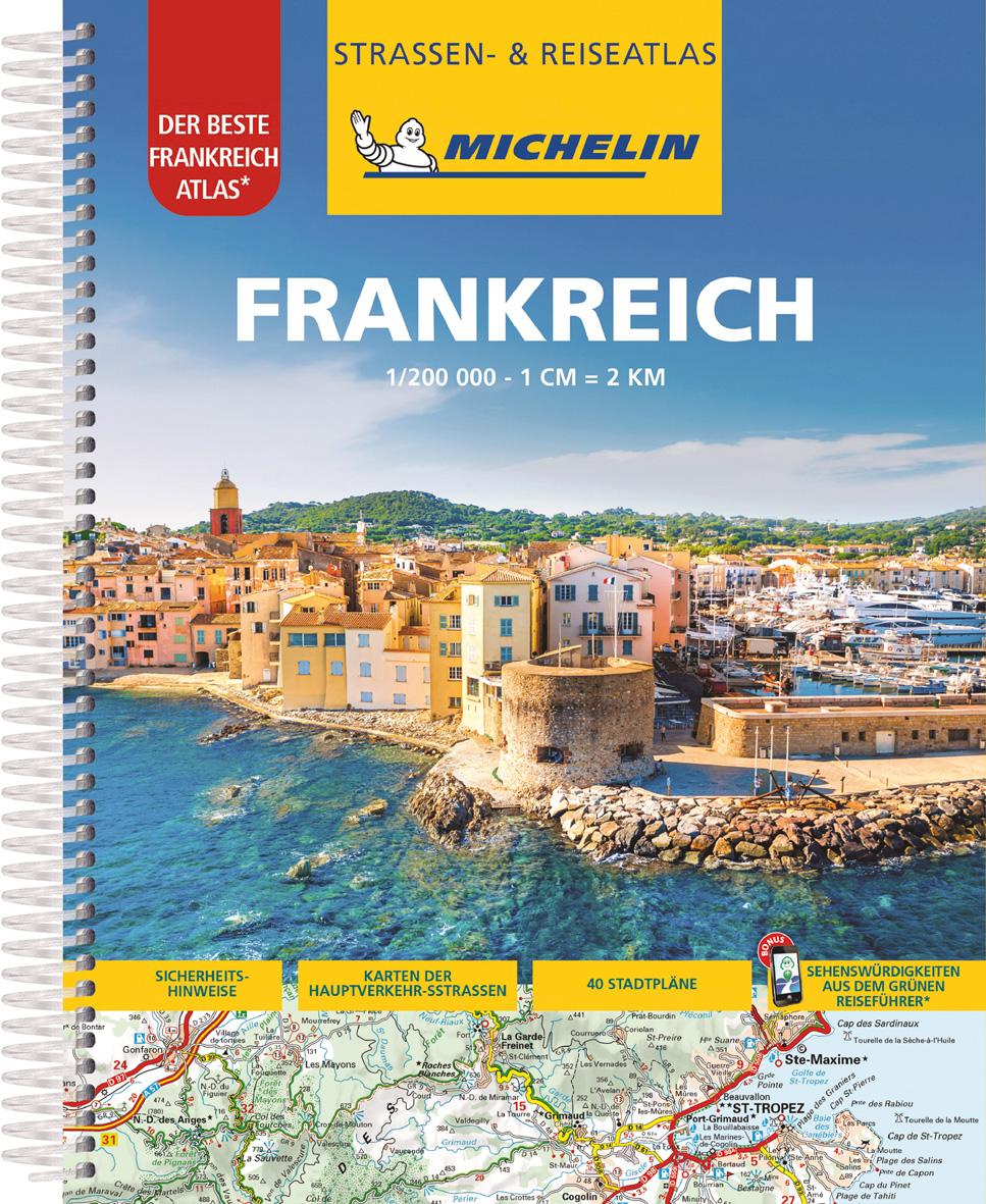 Michelin Atlas Frankreich (DIN A4) Spiralbindung