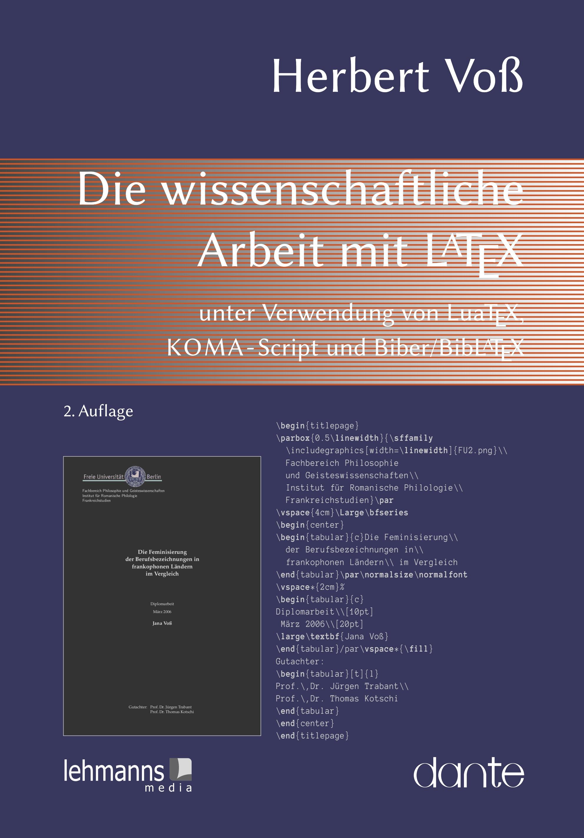 Die wissenschaftliche Arbeit mit LaTeX