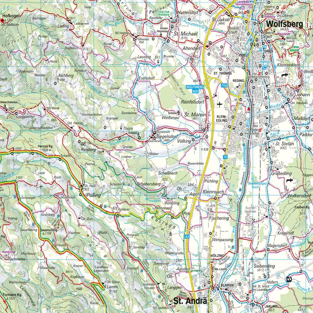 Saualpe - Lavanttal - Koralpe - Region Schilcherheimat 1 : 50 000. WK 237