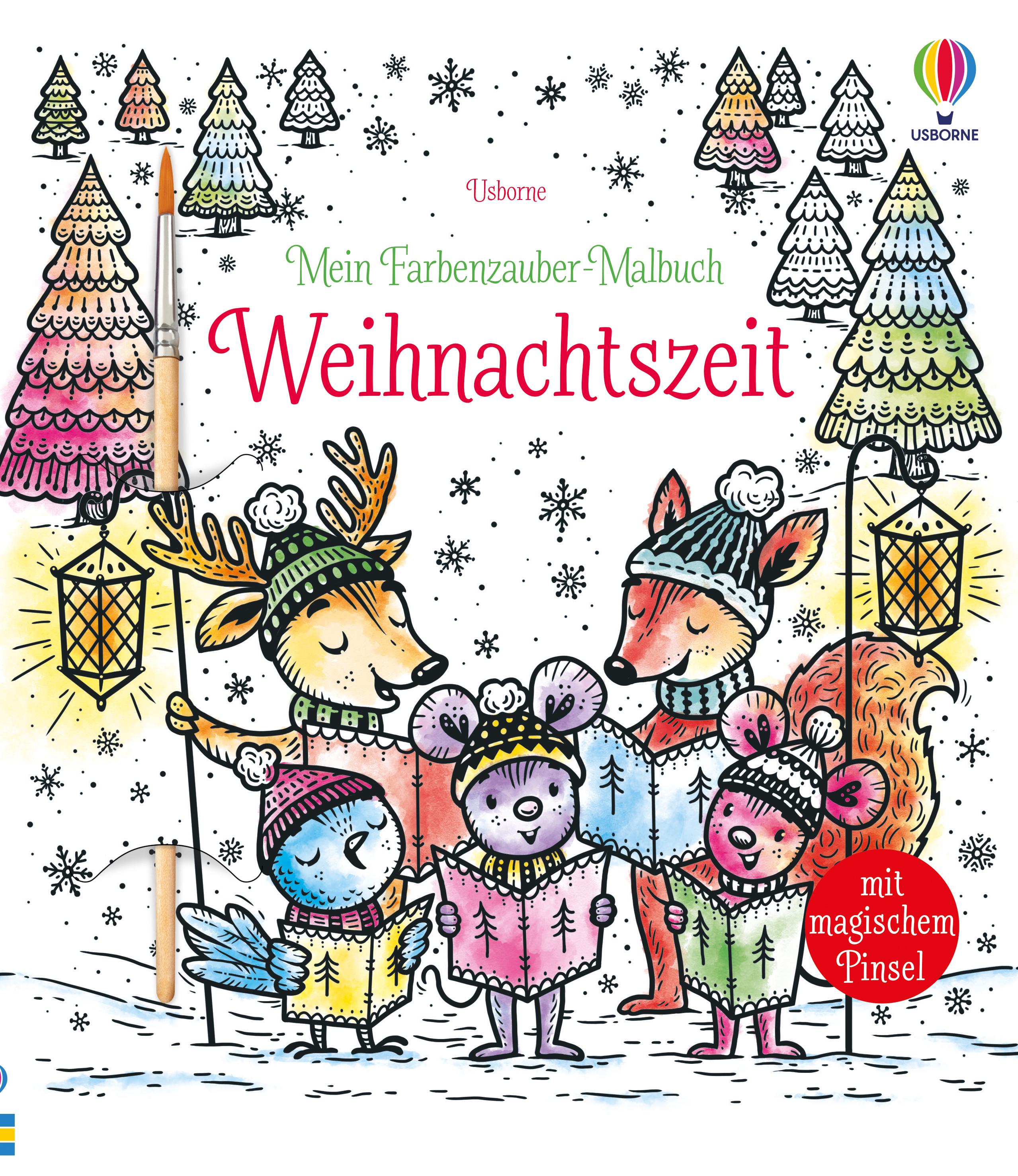 Mein Farbenzauber-Malbuch: Weihnachtszeit