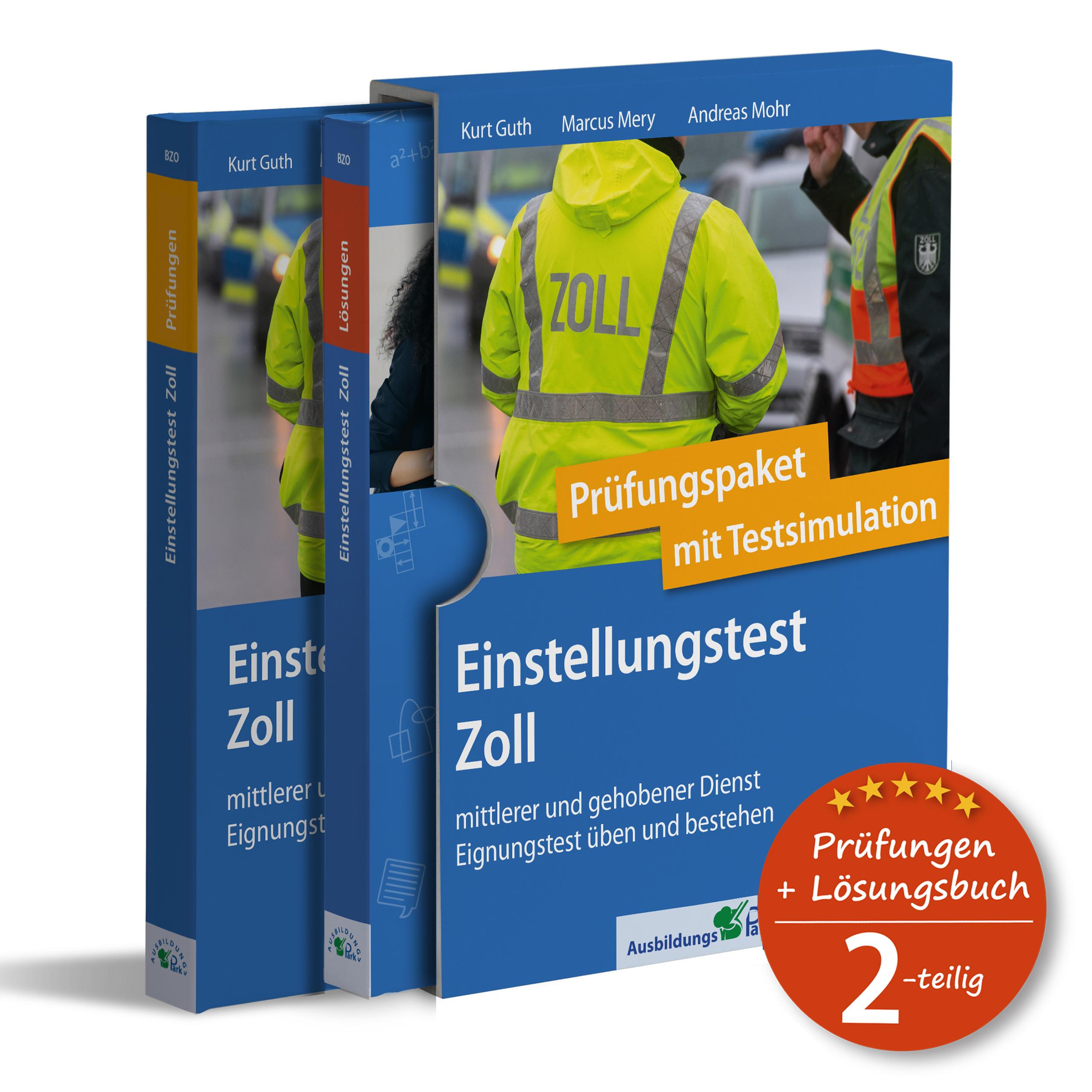 Einstellungstest Zoll: Prüfungspaket mit Testsimulation