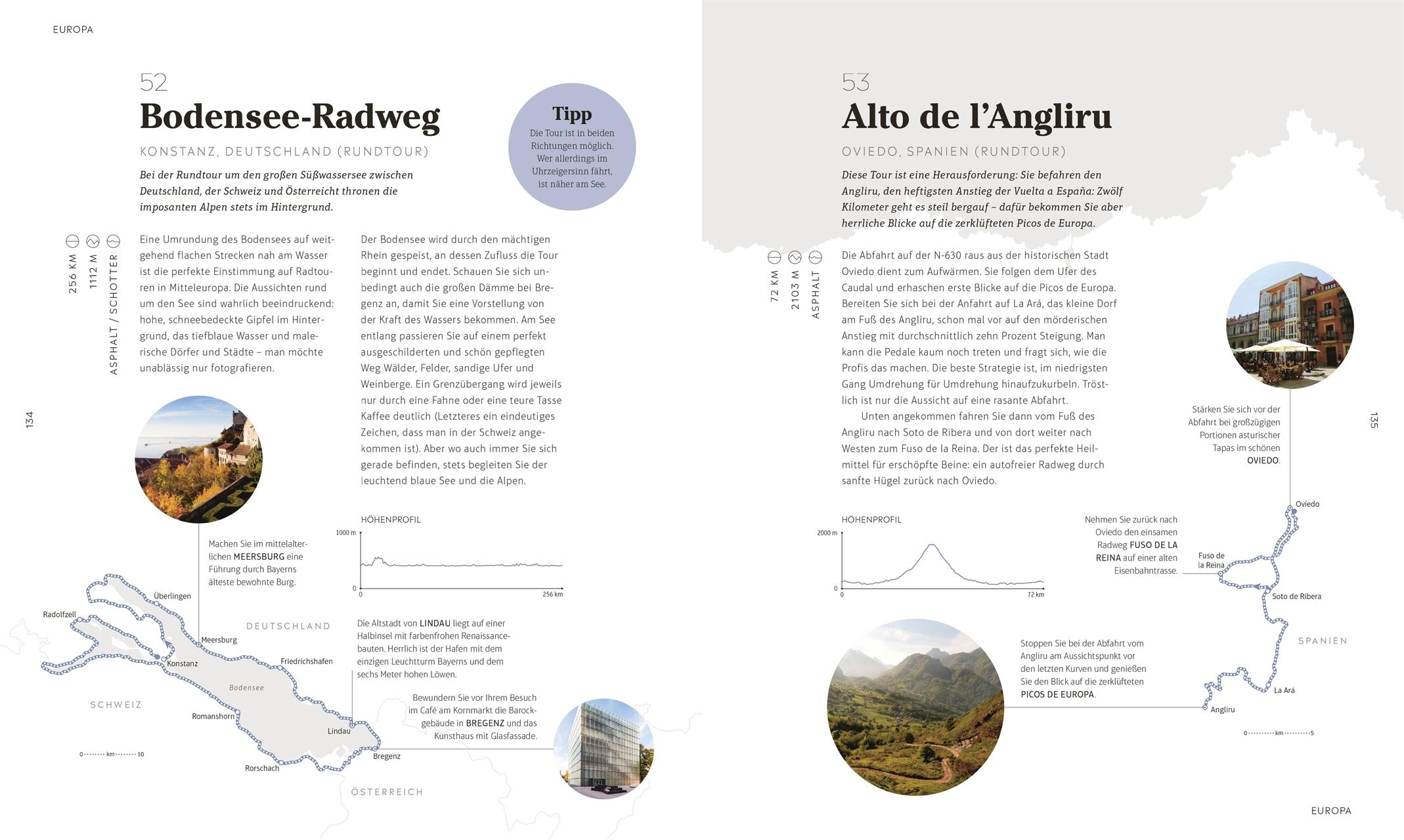 Die 100 schönsten Radtouren auf allen Kontinenten