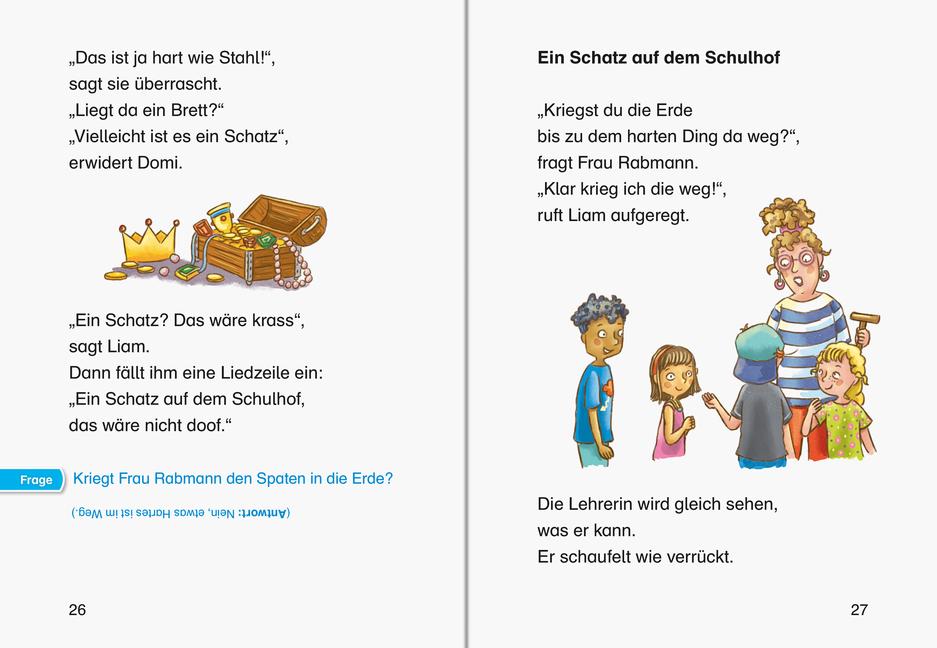 Ein Schatz auf dem Schulhof - Leserabe ab 2. Klasse - Erstlesebuch für Kinder ab 7 Jahren