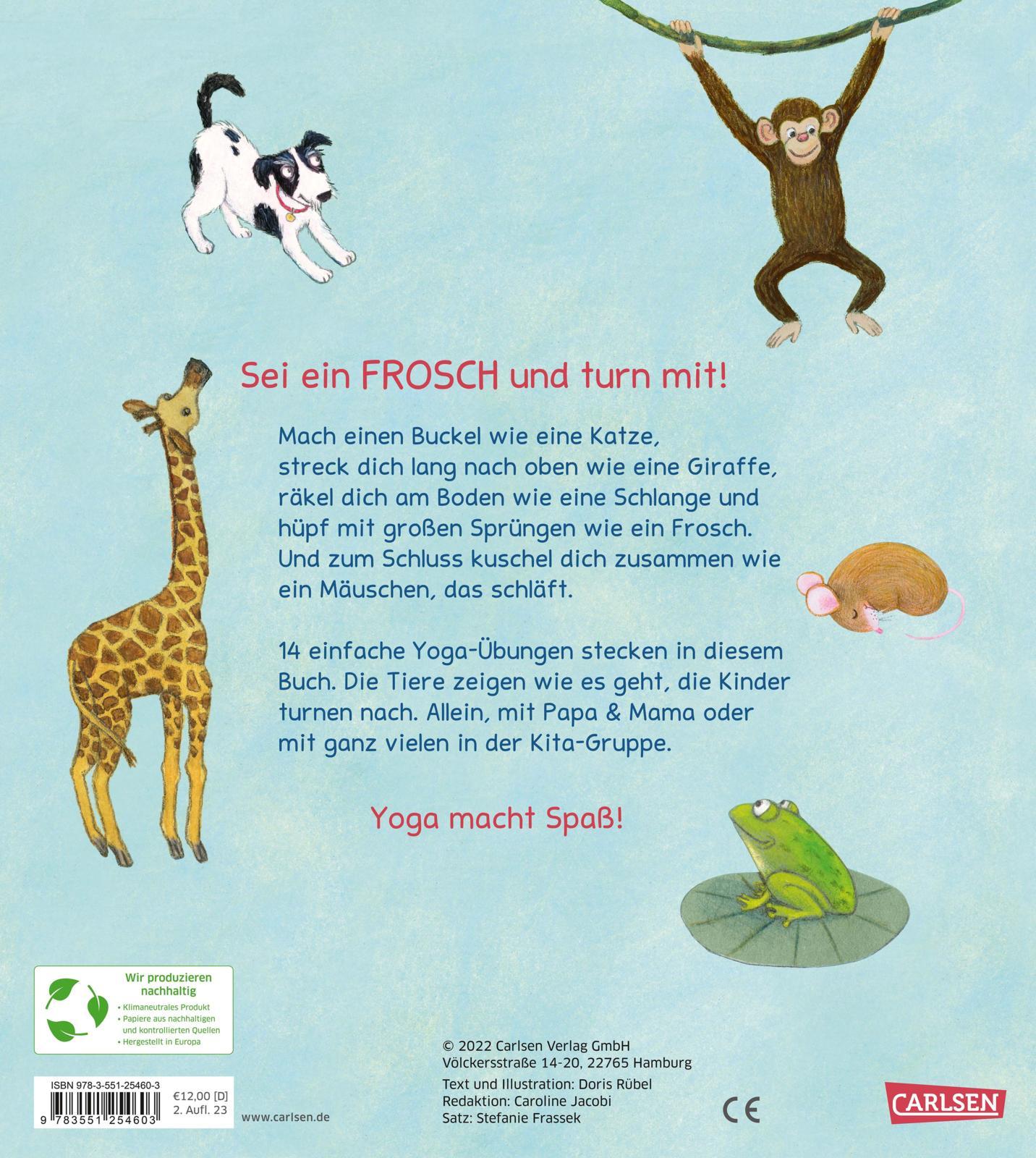 Turnen wie die Tiere - Das große Yoga Buch für kleine Kinder