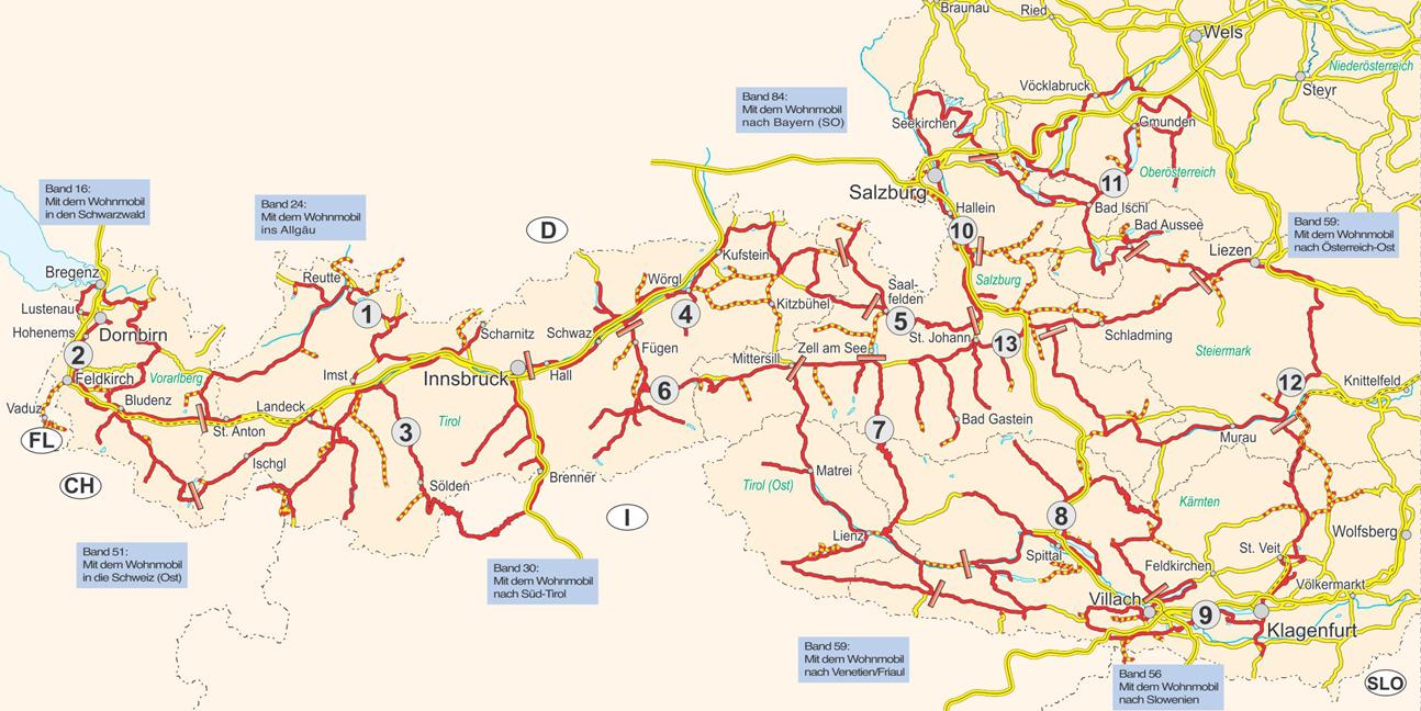 Mit dem Wohnmbil nach Österreich. Teil 2: Der Westen