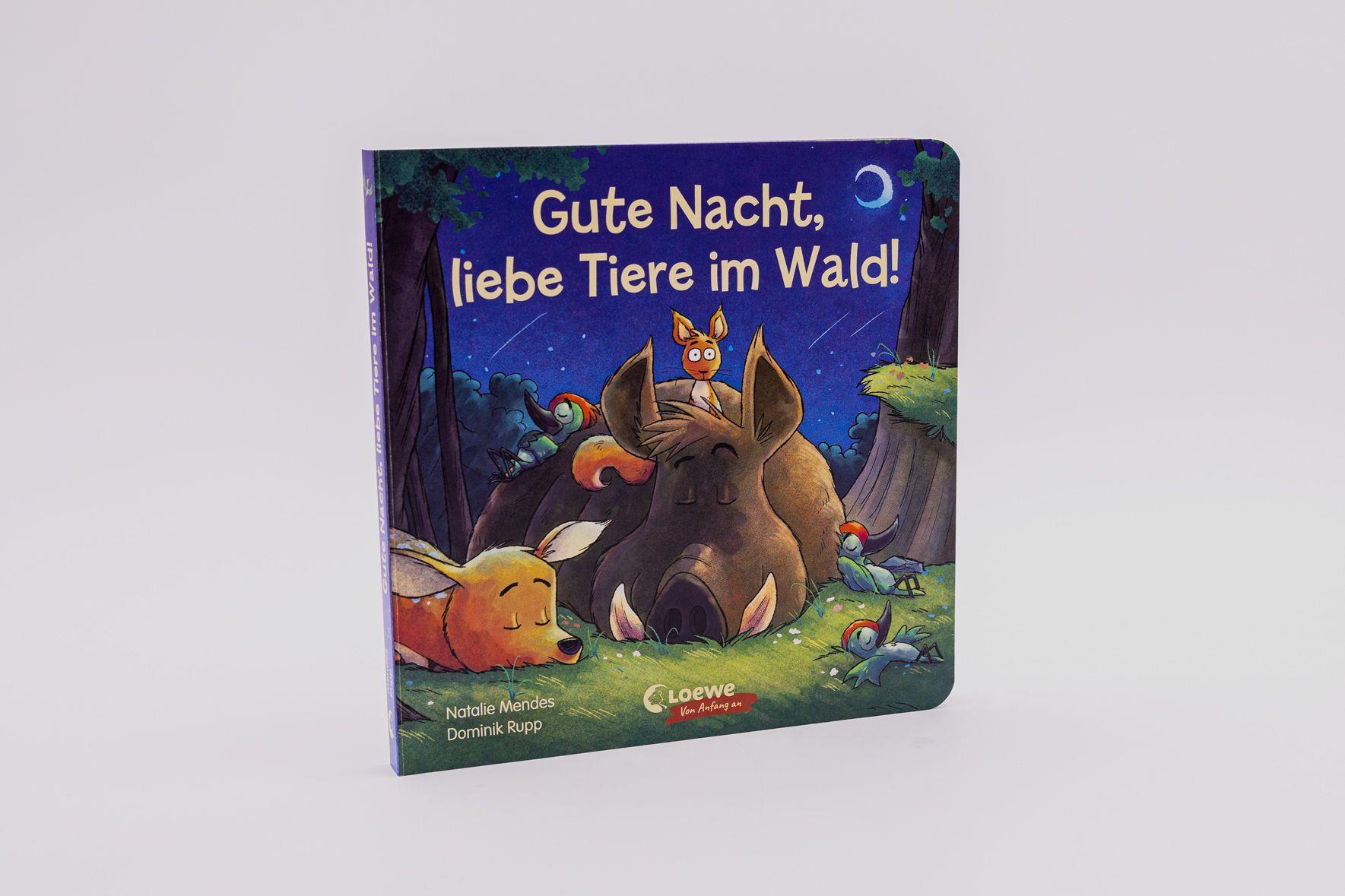 Gute Nacht, liebe Tiere im Wald!