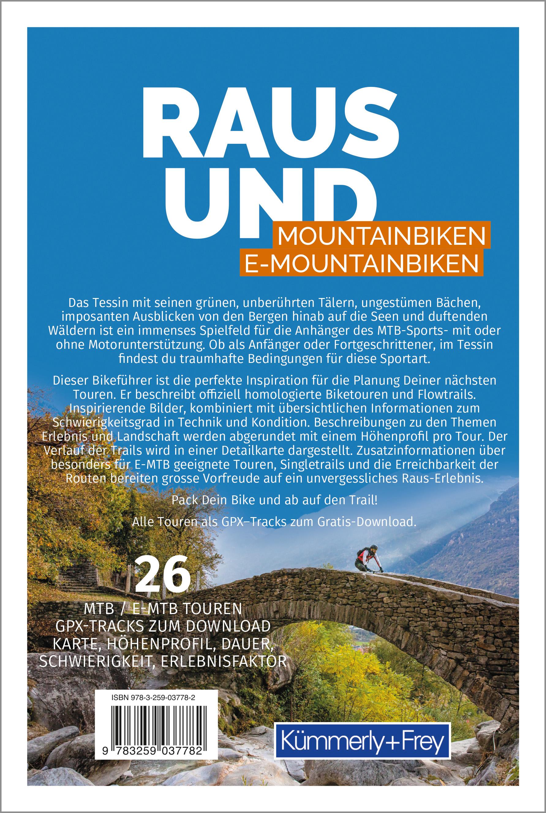 Tessin Raus und Mountainbiken | E-Mountainbiken