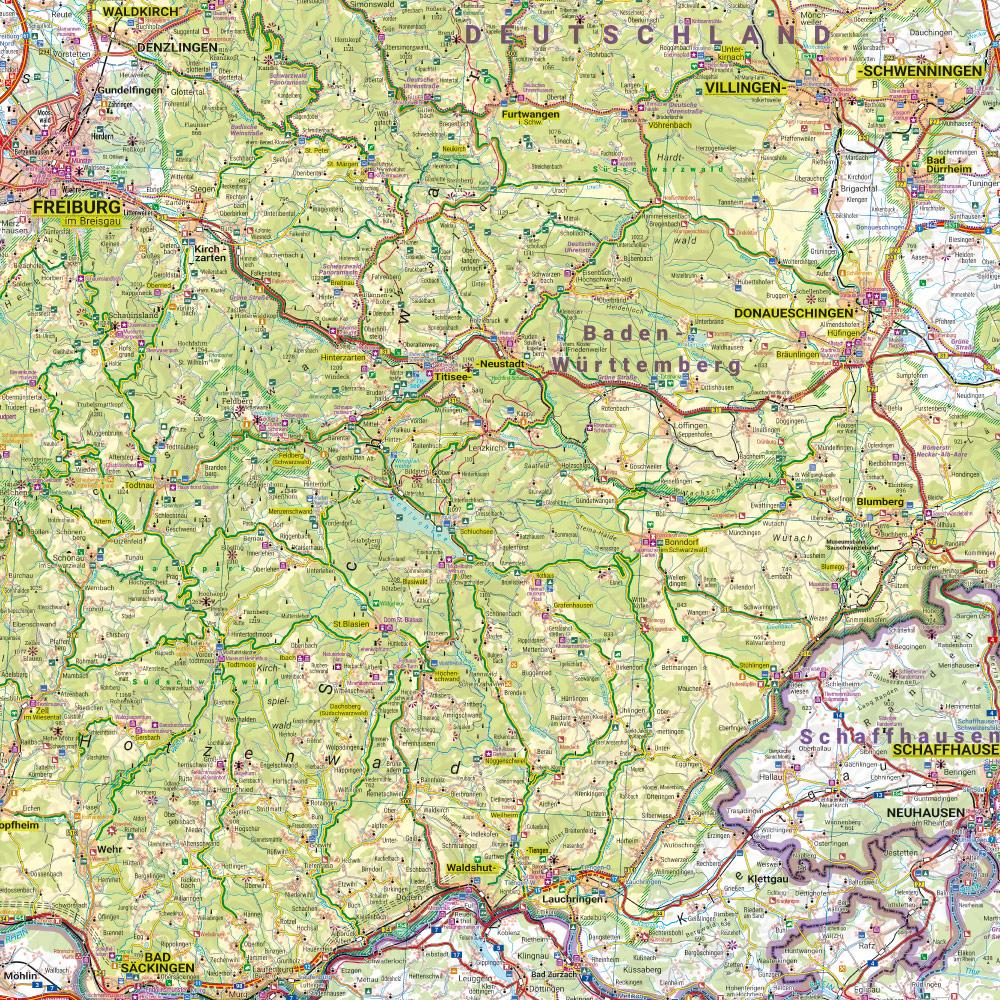 Südlicher Schwarzwald, Erlebnisführer 1:170.000, freytag & berndt, EF 0405