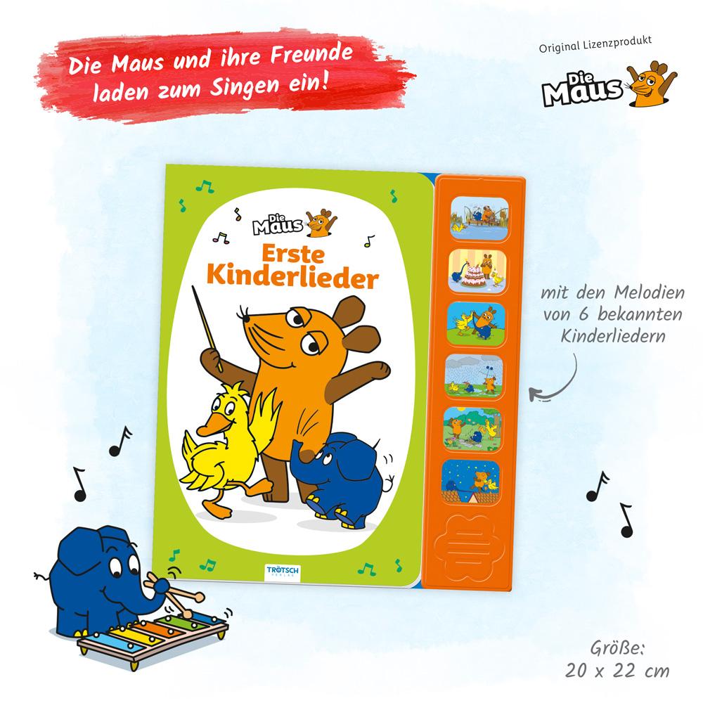 Trötsch Die Maus Soundbuch Erste Kinderlieder