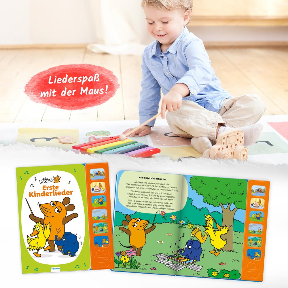 Trötsch Die Maus Soundbuch Erste Kinderlieder