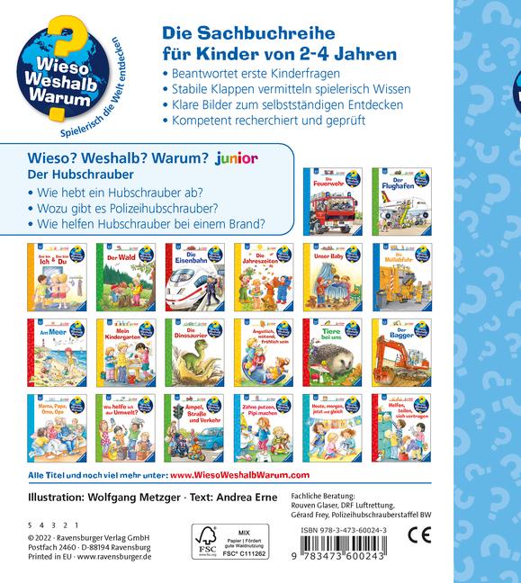 Wieso? Weshalb? Warum? junior, Band 26: Der Hubschrauber