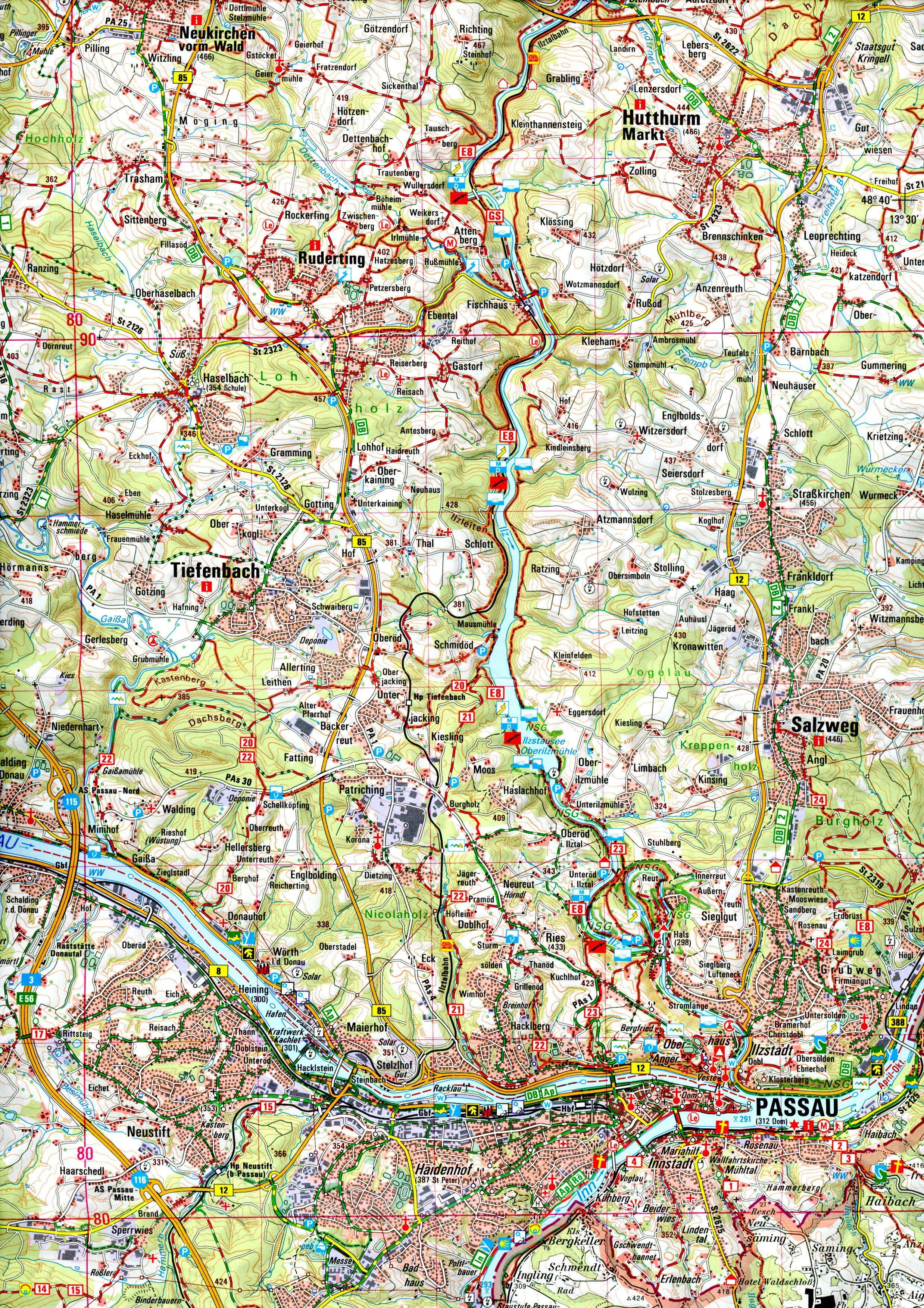 Naturpark Bayerischer Wald - südlicher Teil 1 : 50 000 (UK50-30)