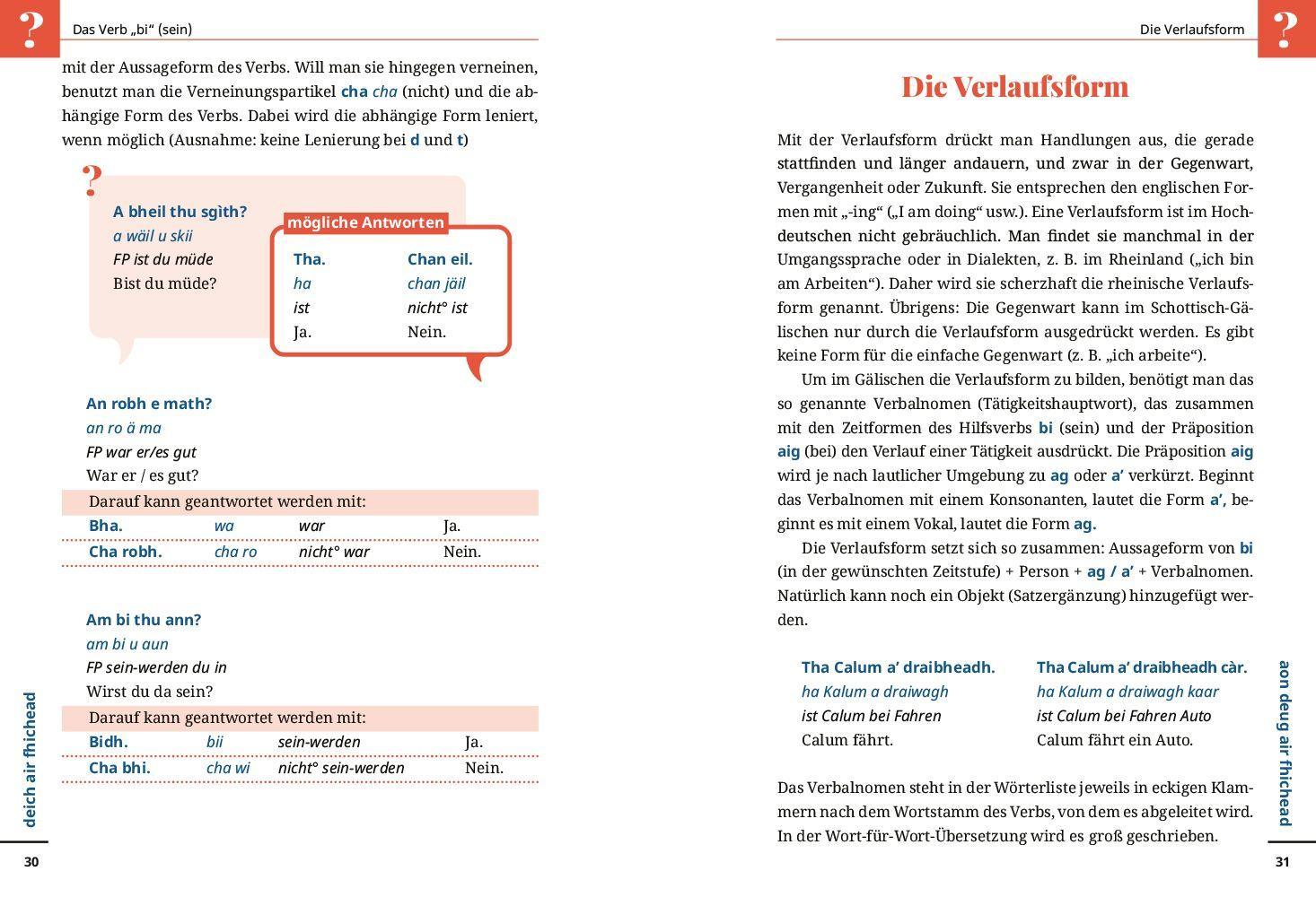 Schottisch-Gälisch - Wort für Wort