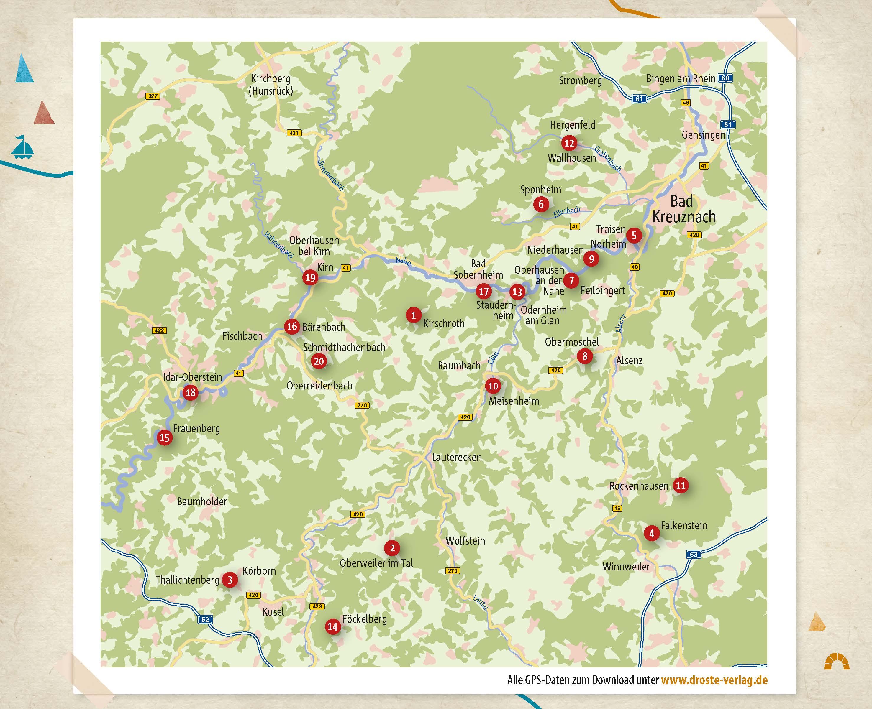 Nahe - Mit Nordpfälzer Bergland. Wandern für die Seele