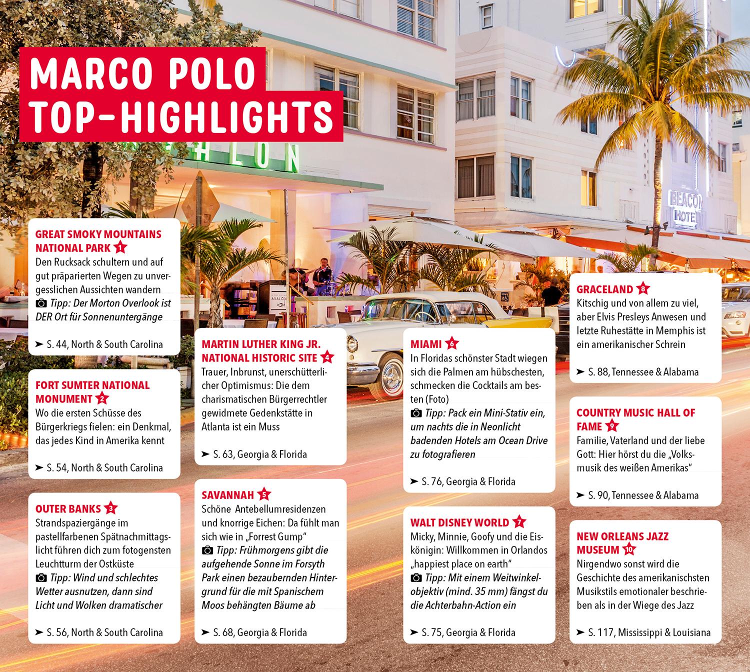 MARCO POLO Reiseführer USA Südstaaten, New Orleans