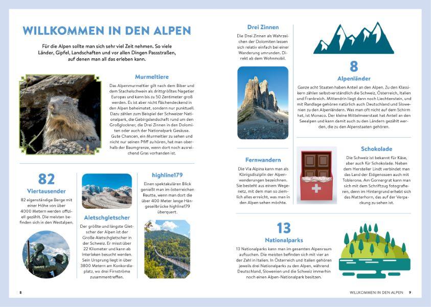 Alpen mit dem Wohnmobil